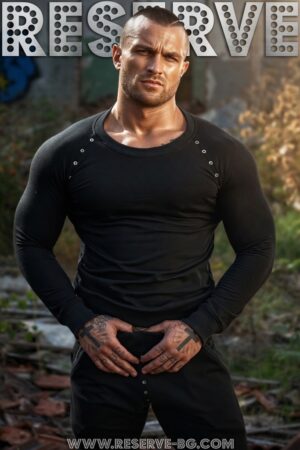 Блуза black raglan eyelets