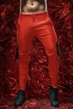 Панталон red slim pockets