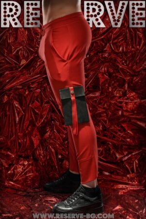 Панталон red slim pockets