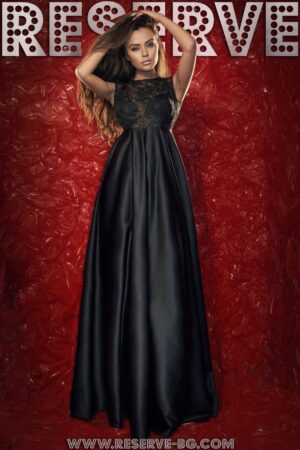 Рокля royal black lace