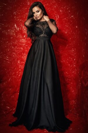 Рокял lace and chiffon